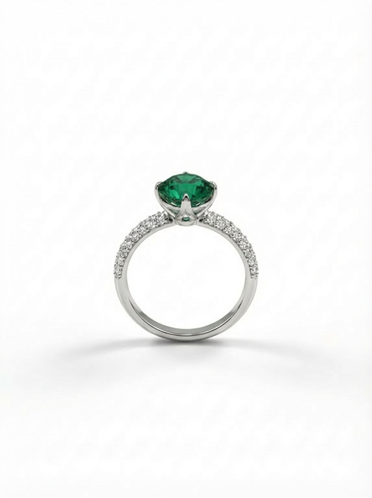Emerald Love Ring