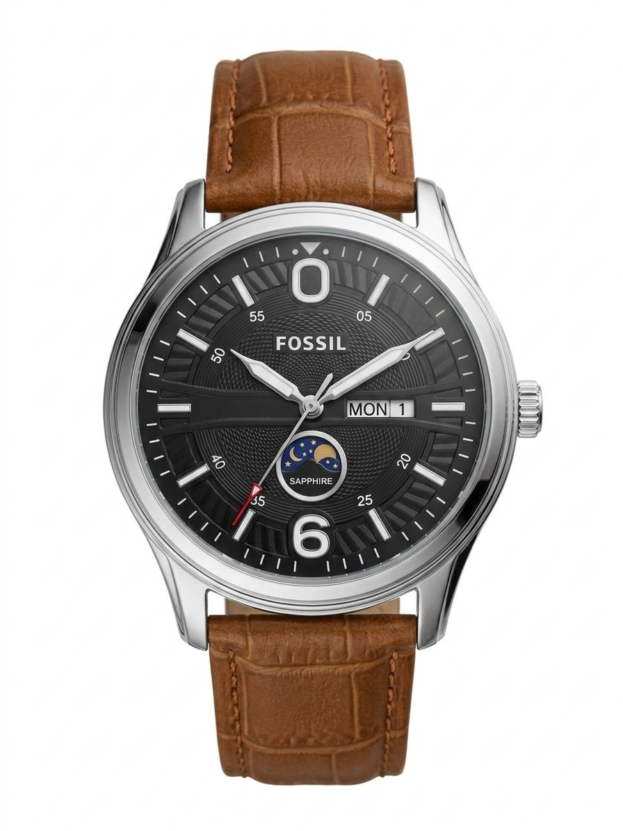 Brown Leather Fossil Watches