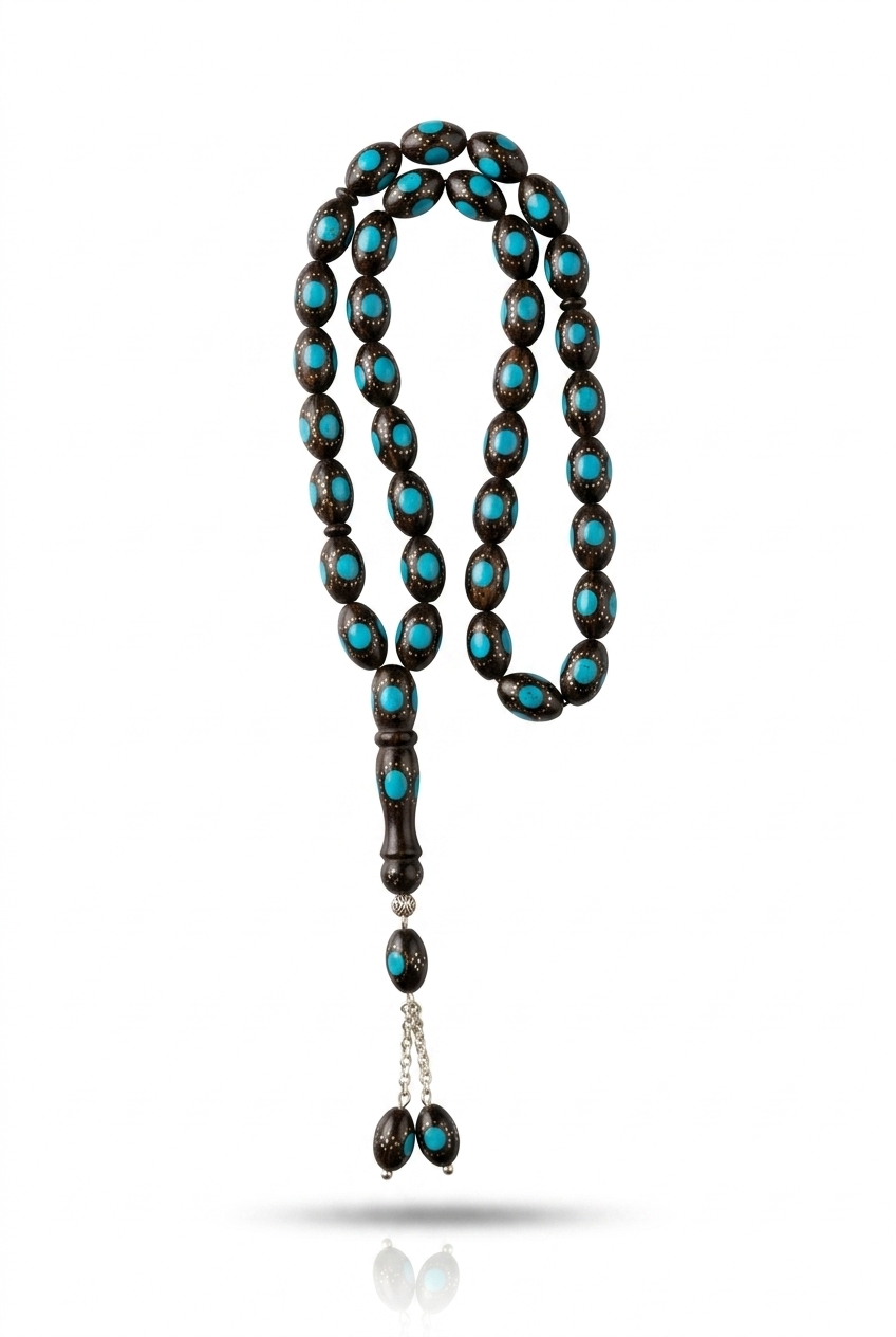 Sulemani "Evil Eye" Agate Tasbih (10mm)