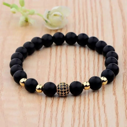 Classic Men Beads Bracelet
