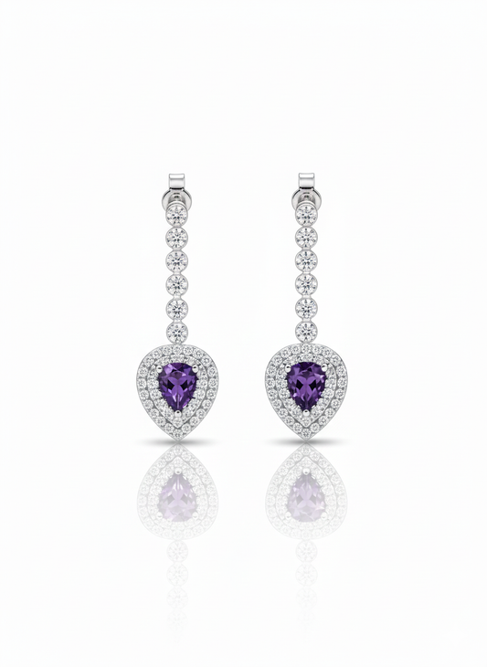 Royal Orchid Earrings