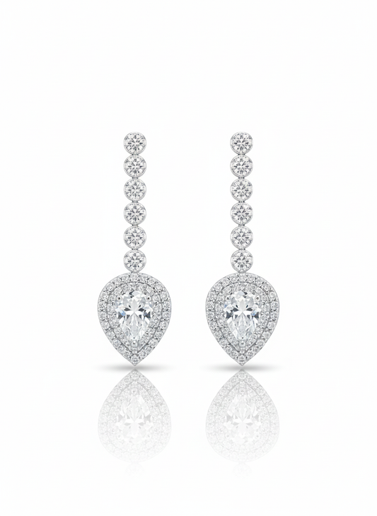 Diamond Clusters Earring