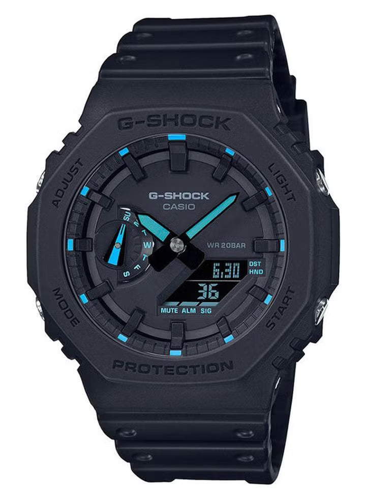 Men's Men's Resin Analog-Digital Watch GA-2100-1A2DR - 45.4 mm
